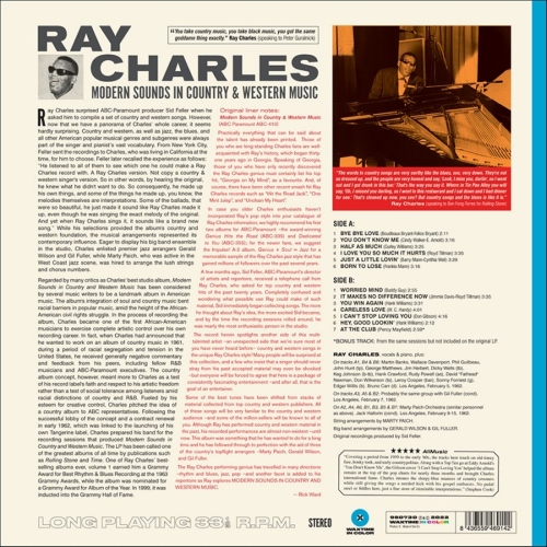 Картинка Ray Charles Modern Sounds In Country And Western Music Blue Vinyl (LP) Waxtime in Color Music 402015 8436559469142 фото 4
